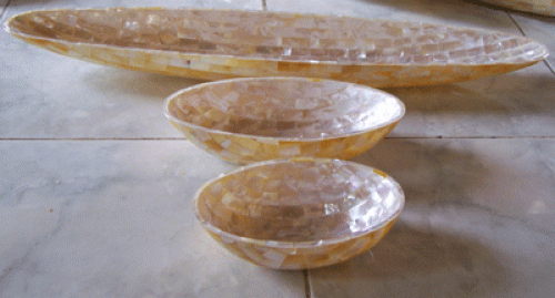 Bowl Set Oval Mop Mosaic