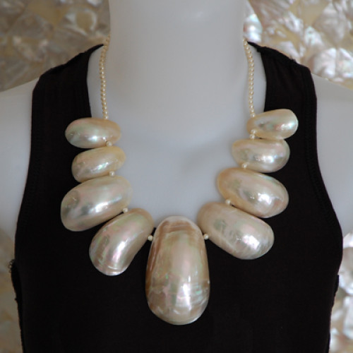 turbo pearlised necklace with best